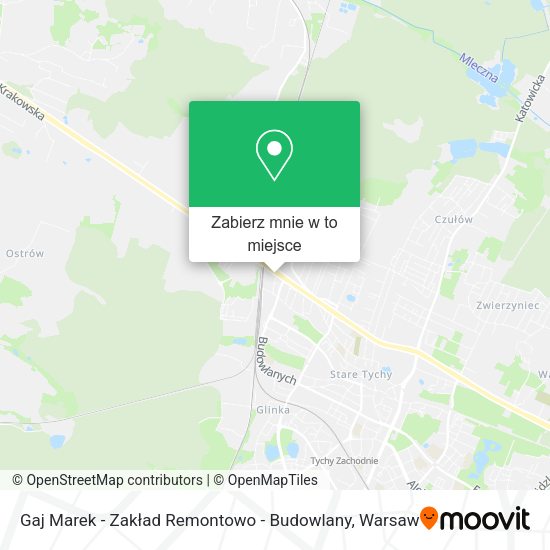 Mapa Gaj Marek - Zakład Remontowo - Budowlany