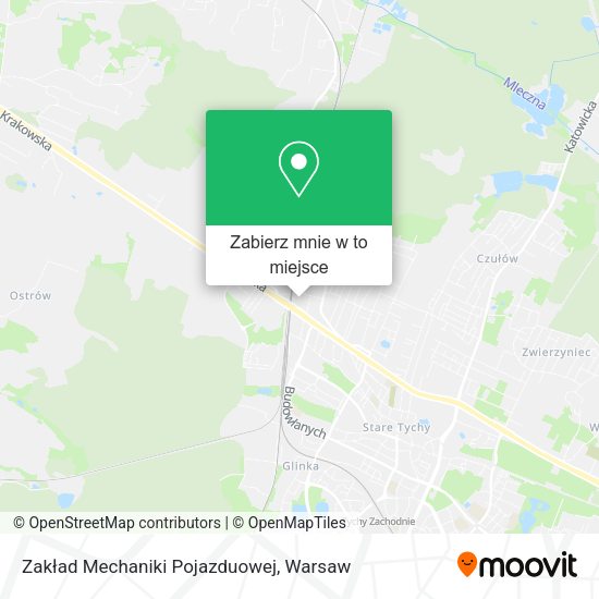 Mapa Zakład Mechaniki Pojazduowej