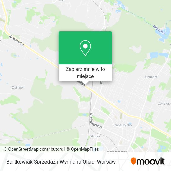 Mapa Bartkowiak Sprzedaż i Wymiana Oleju