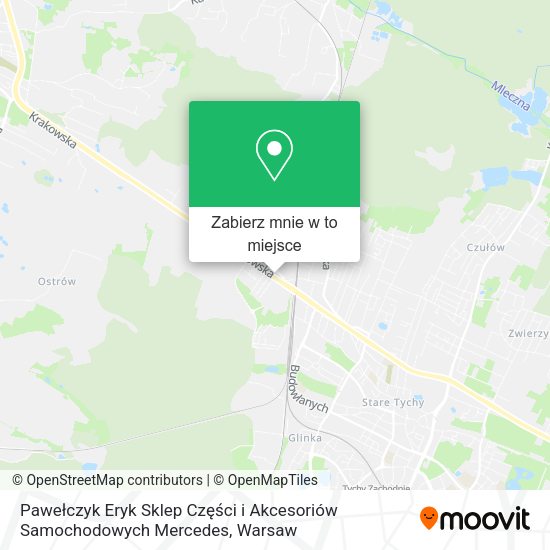 Mapa Pawełczyk Eryk Sklep Części i Akcesoriów Samochodowych Mercedes