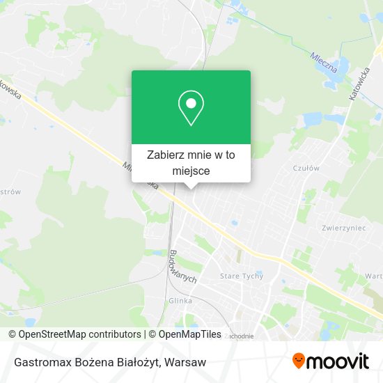 Mapa Gastromax Bożena Białożyt