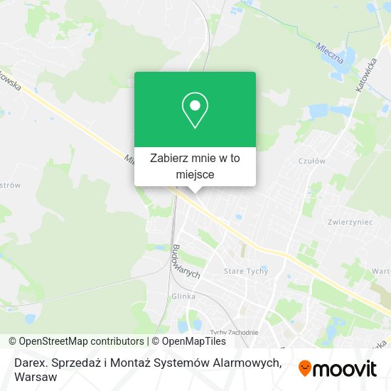 Mapa Darex. Sprzedaż i Montaż Systemów Alarmowych