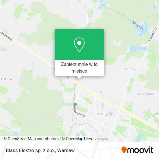 Mapa Blass Elektro sp. z o.o.