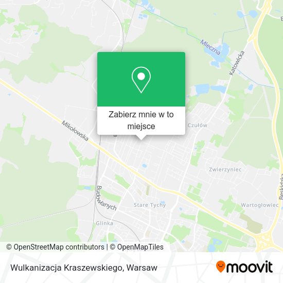 Mapa Wulkanizacja Kraszewskiego