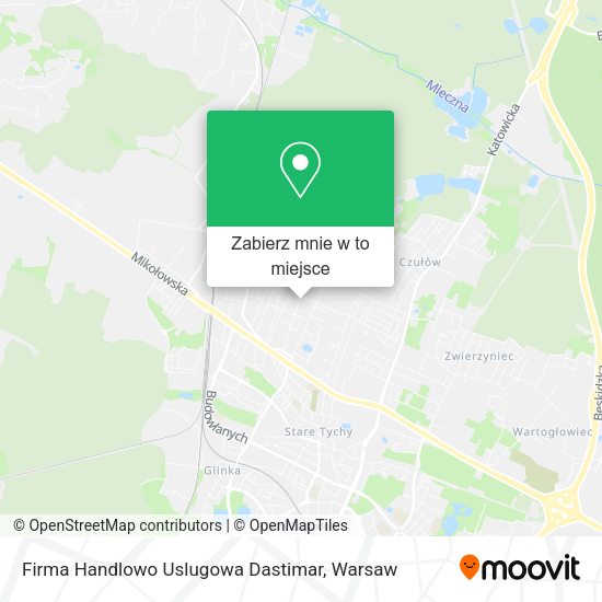 Mapa Firma Handlowo Uslugowa Dastimar