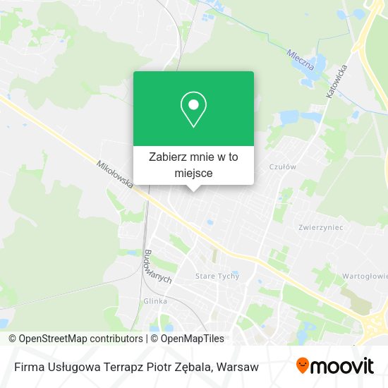 Mapa Firma Usługowa Terrapz Piotr Zębala