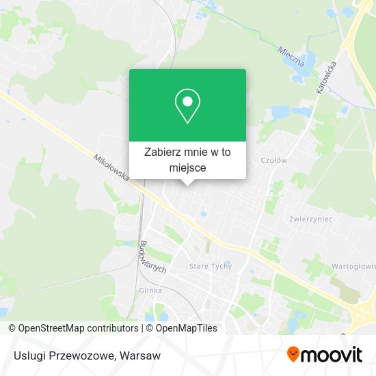 Mapa Uslugi Przewozowe