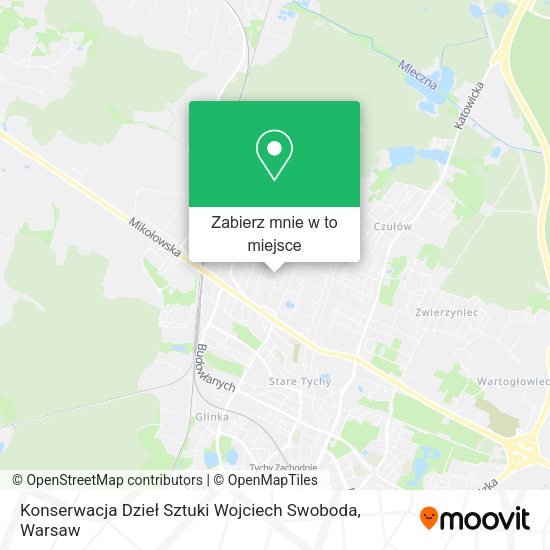 Mapa Konserwacja Dzieł Sztuki Wojciech Swoboda