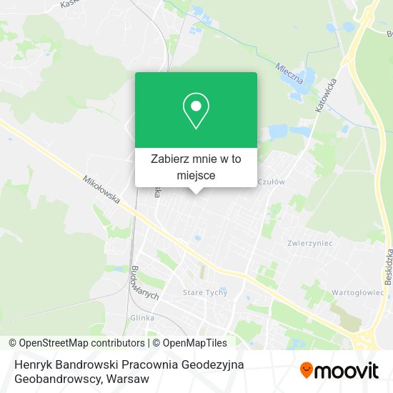 Mapa Henryk Bandrowski Pracownia Geodezyjna Geobandrowscy