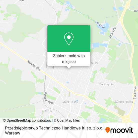 Mapa Przedsiębiorstwo Techniczno Handlowe Itl sp. z o.o.