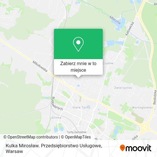 Mapa Kulka Mirosław. Przedsiębiorstwo Usługowe