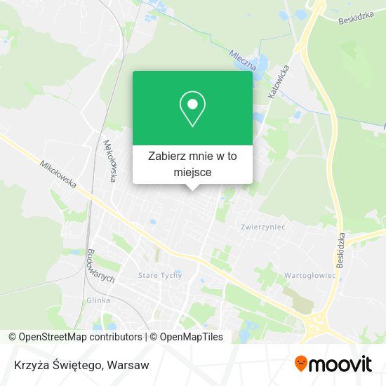 Mapa Krzyża Świętego