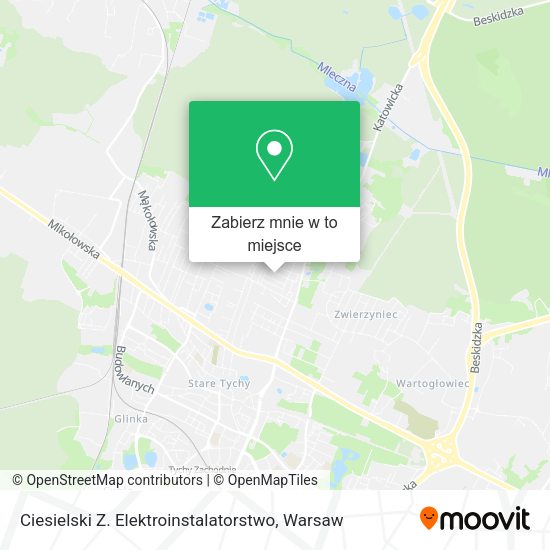 Mapa Ciesielski Z. Elektroinstalatorstwo