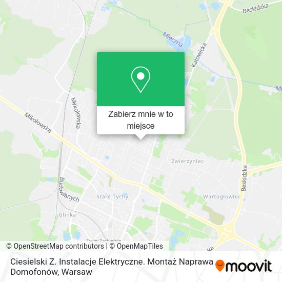 Mapa Ciesielski Z. Instalacje Elektryczne. Montaż Naprawa Domofonów