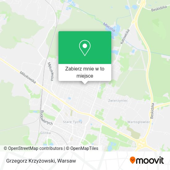 Mapa Grzegorz Krzyżowski