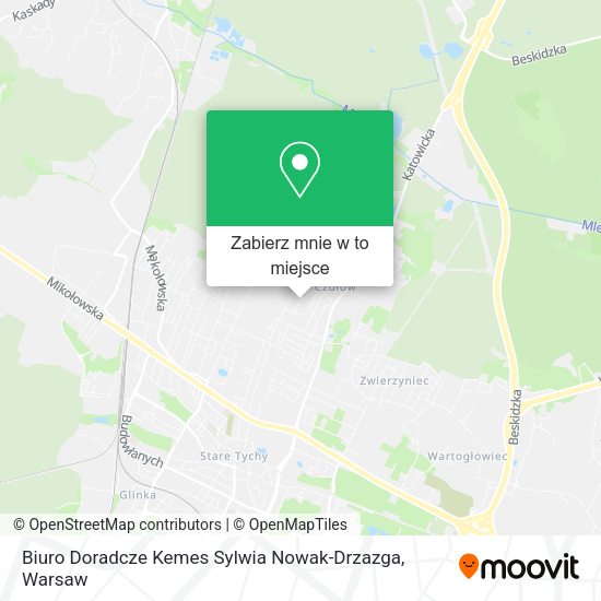 Mapa Biuro Doradcze Kemes Sylwia Nowak-Drzazga