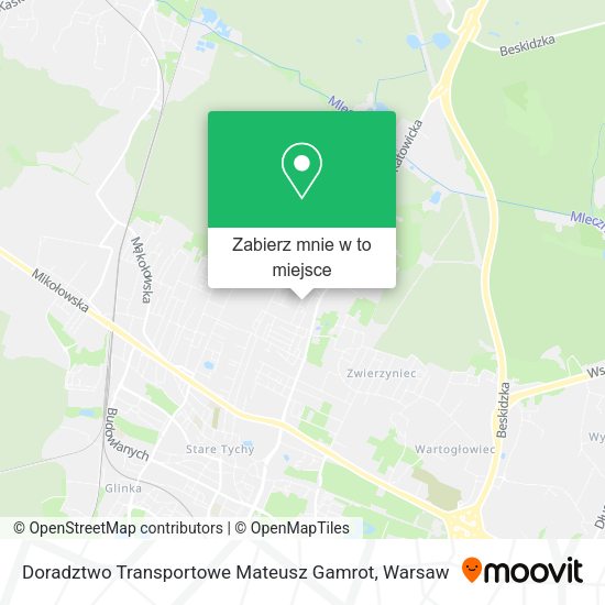 Mapa Doradztwo Transportowe Mateusz Gamrot