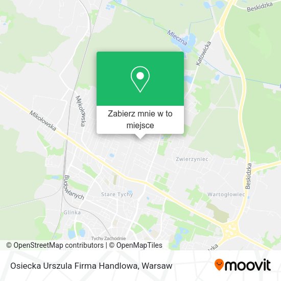 Mapa Osiecka Urszula Firma Handlowa