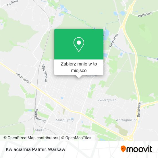 Mapa Kwiaciarnia Palmir