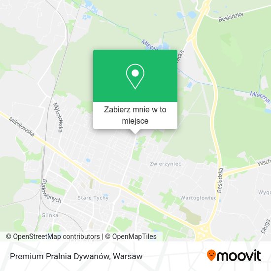 Mapa Premium Pralnia Dywanów