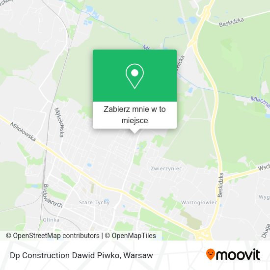 Mapa Dp Construction Dawid Piwko
