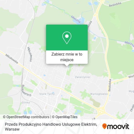 Mapa Przeds Produkcyjno Handlowo Uslugowe Elektrim