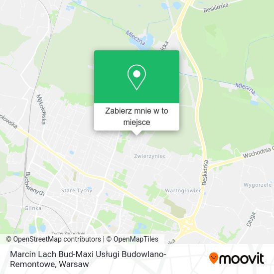 Mapa Marcin Lach Bud-Maxi Usługi Budowlano-Remontowe