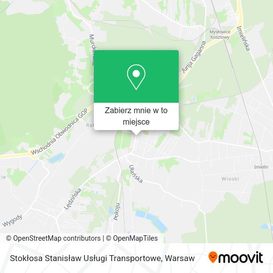 Mapa Stokłosa Stanisław Usługi Transportowe