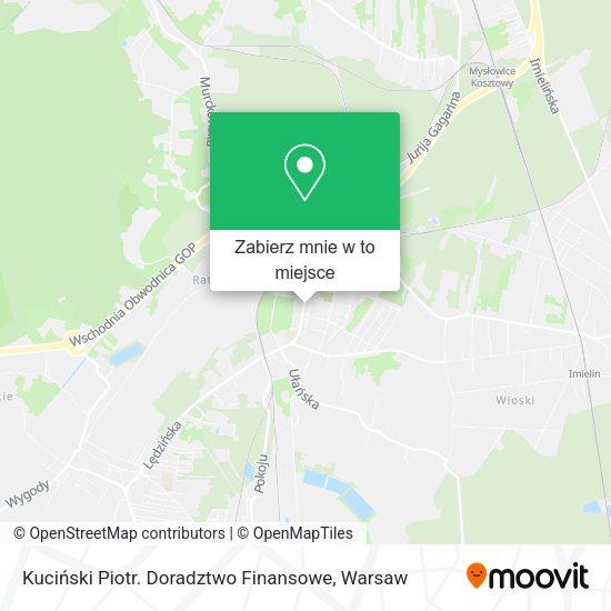 Mapa Kuciński Piotr. Doradztwo Finansowe