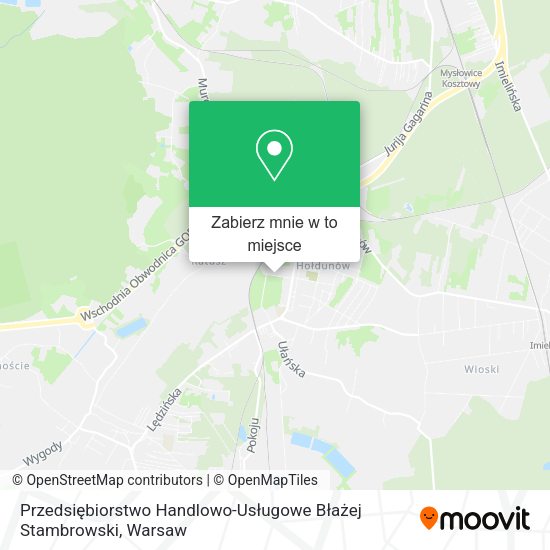 Mapa Przedsiębiorstwo Handlowo-Usługowe Błażej Stambrowski