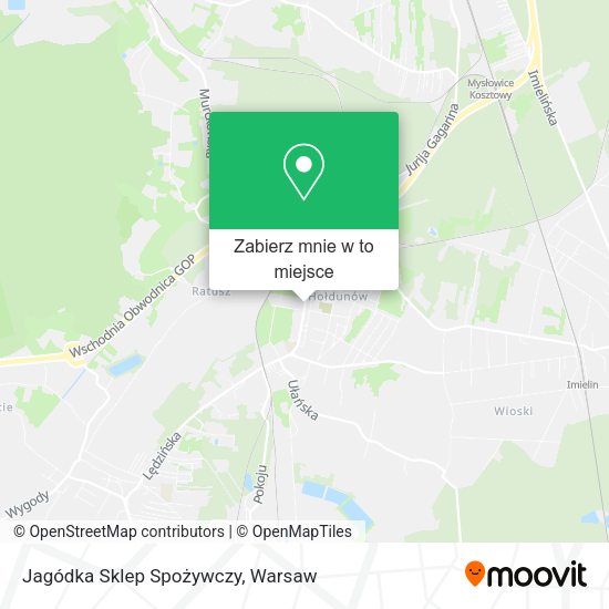 Mapa Jagódka Sklep Spożywczy