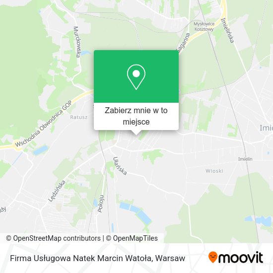 Mapa Firma Usługowa Natek Marcin Watoła