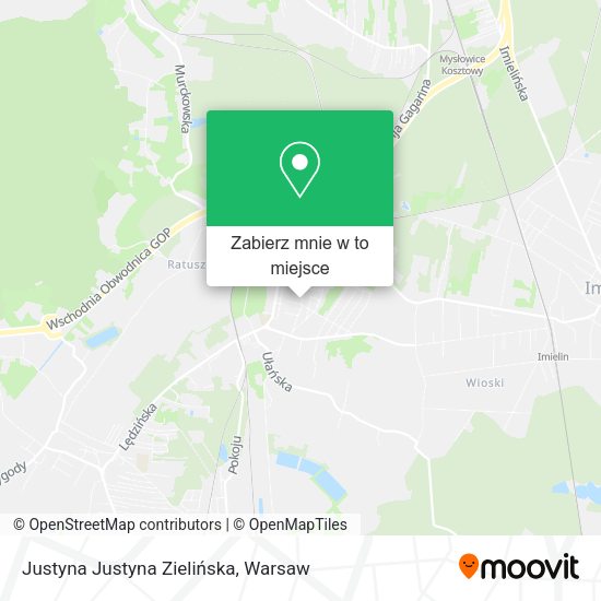 Mapa Justyna Justyna Zielińska