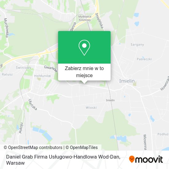 Mapa Daniel Grab Firma Usługowo-Handlowa Wod-Dan