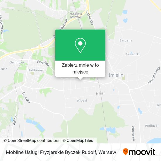 Mapa Mobilne Usługi Fryzjerskie Byczek Rudolf