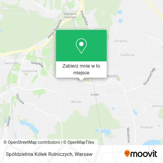 Mapa Spółdzielnia Kółek Rolniczych