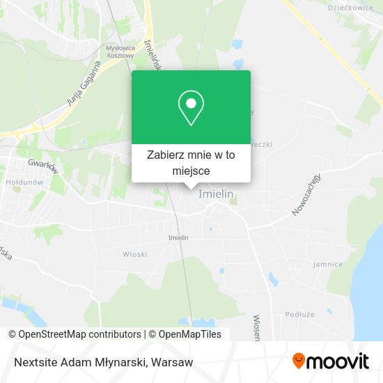 Mapa Nextsite Adam Młynarski