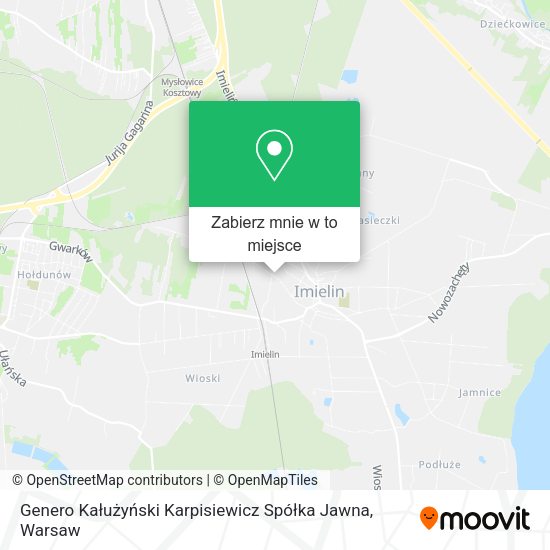 Mapa Genero Kałużyński Karpisiewicz Spółka Jawna