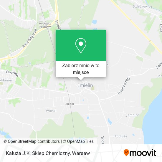 Mapa Kałuża J.K. Sklep Chemiczny