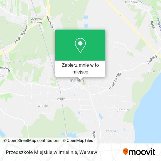 Mapa Przedszkole Miejskie w Imielinie