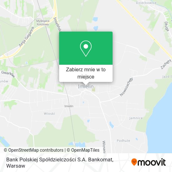 Mapa Bank Polskiej Spółdzielczości S.A. Bankomat