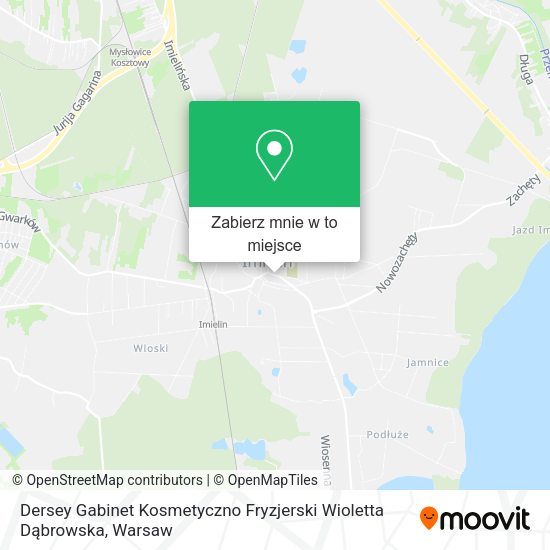 Mapa Dersey Gabinet Kosmetyczno Fryzjerski Wioletta Dąbrowska