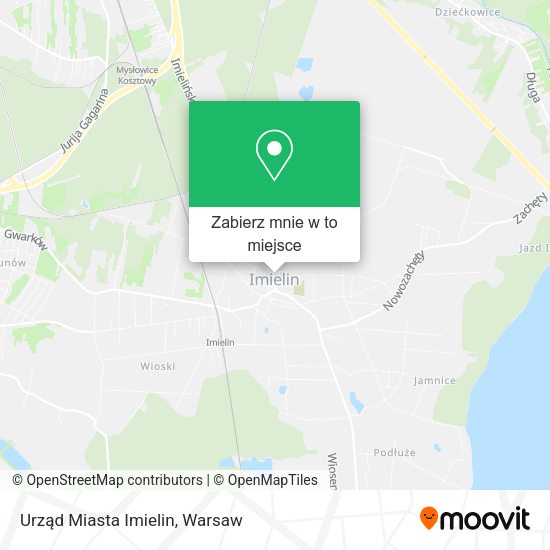 Mapa Urząd Miasta Imielin