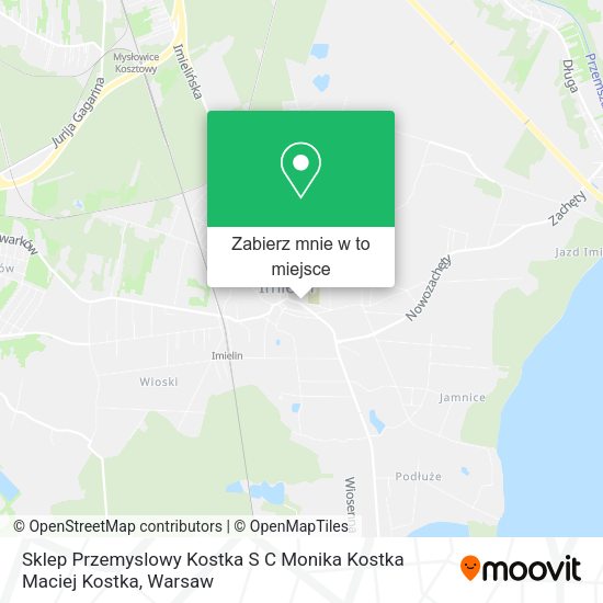 Mapa Sklep Przemyslowy Kostka S C Monika Kostka Maciej Kostka