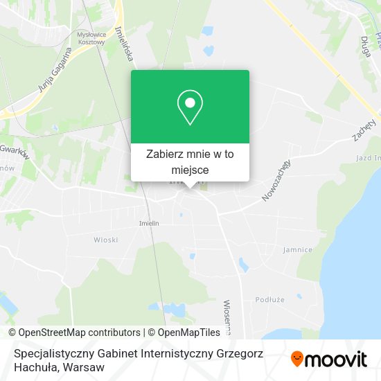 Mapa Specjalistyczny Gabinet Internistyczny Grzegorz Hachuła