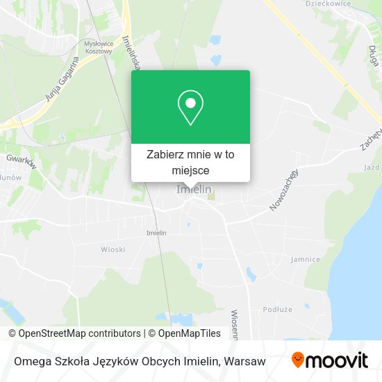 Mapa Omega Szkoła Języków Obcych Imielin