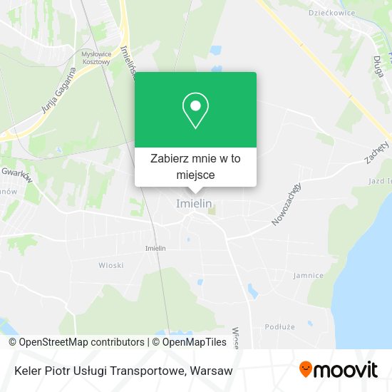 Mapa Keler Piotr Usługi Transportowe