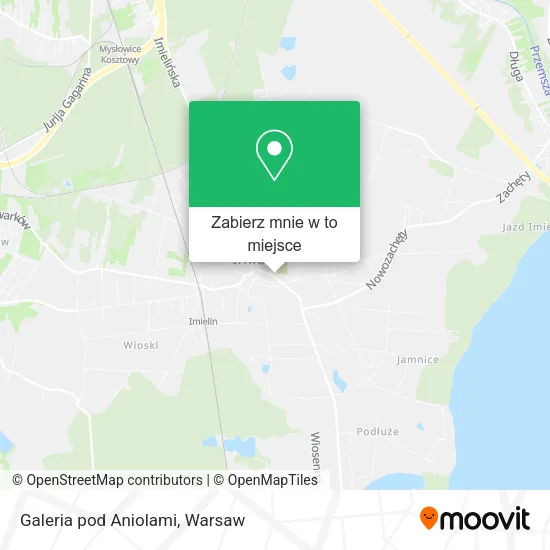 Mapa Galeria pod Aniolami