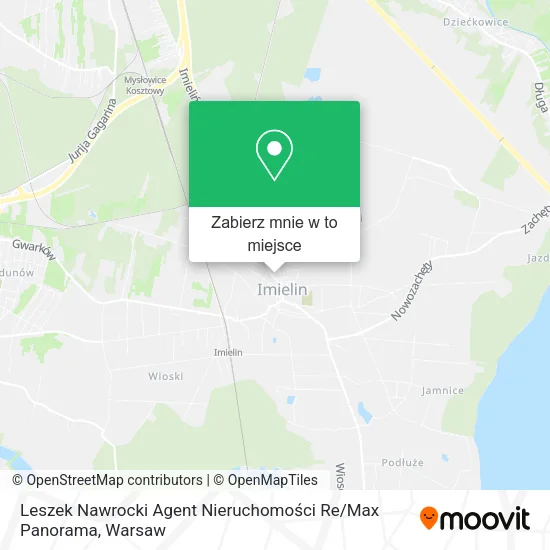 Mapa Leszek Nawrocki Agent Nieruchomości Re / Max Panorama