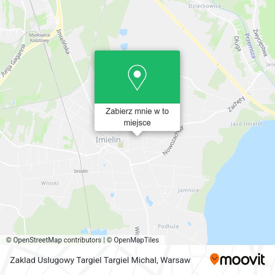 Mapa Zaklad Uslugowy Targiel Targiel Michal